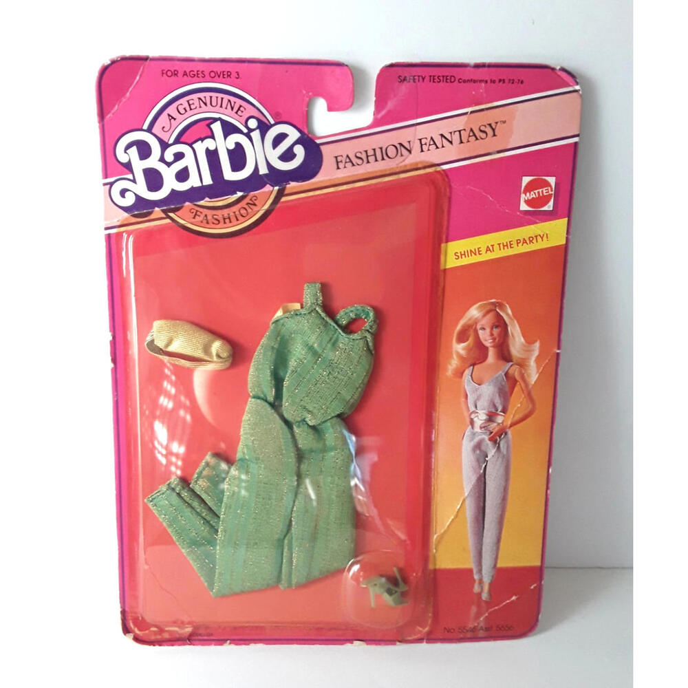 Vtg. 1982 Superstar Barbie Christie PJ Fashion Fantasy 5546 Shine At The Party